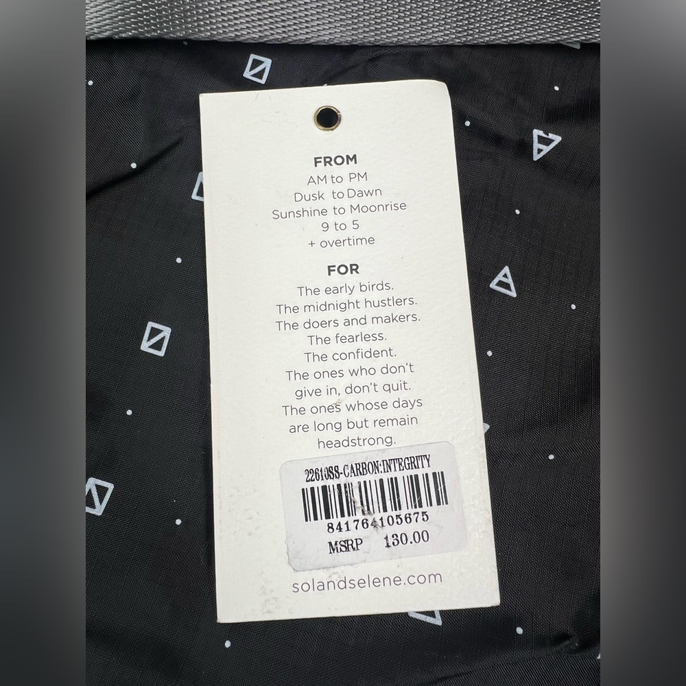 Sol and Selene Integrity Pocket Tote Gray NWT - Picture 5 of 10